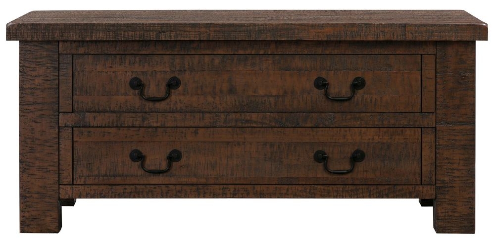 Reclaimed Pine Coffee Table - Storage