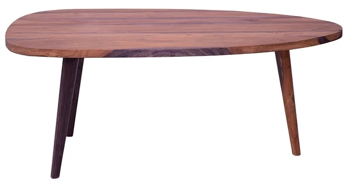 Sirani Coffee Table - Triangular - Dark Sheesham Wood