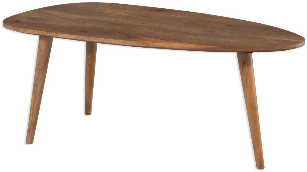 Summit Century Coffee Table - Triangular - Solid Mango Wood