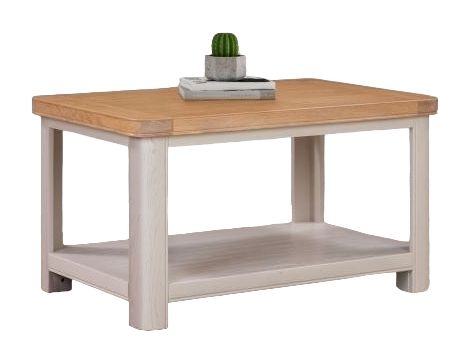 Clarion Oak and Grey Painted Standard Coffee Table