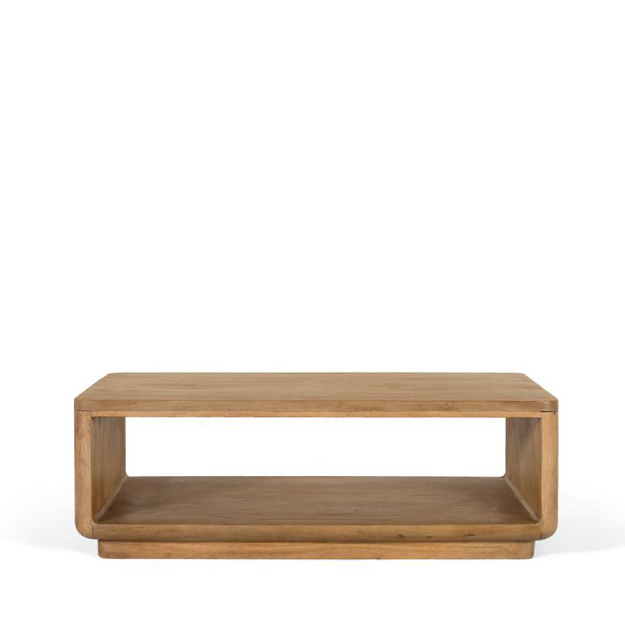 Wrenley Coffee Table - Open - Natural - Mango Wood
