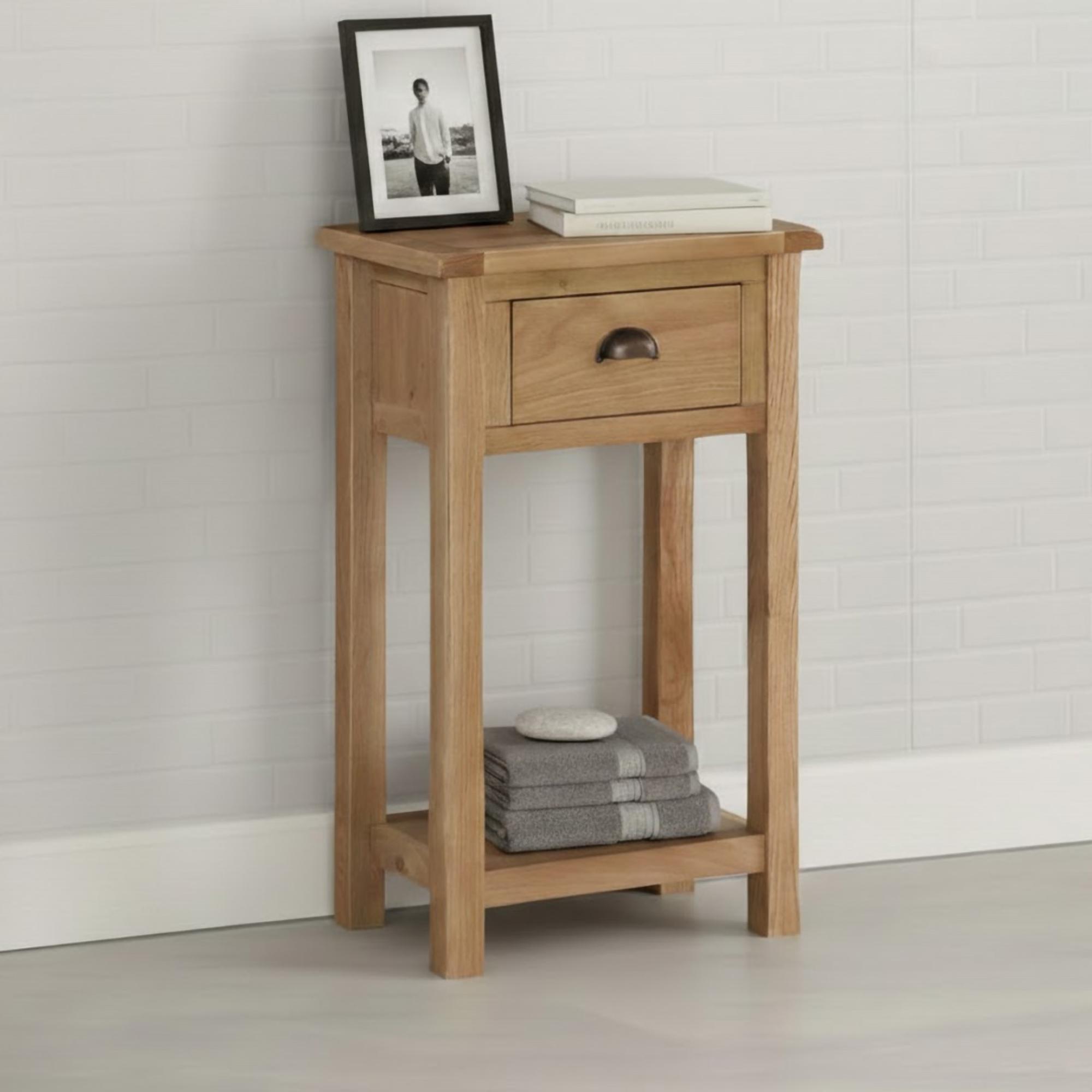 Kilmore Console Table - 1 Drawer - Oak