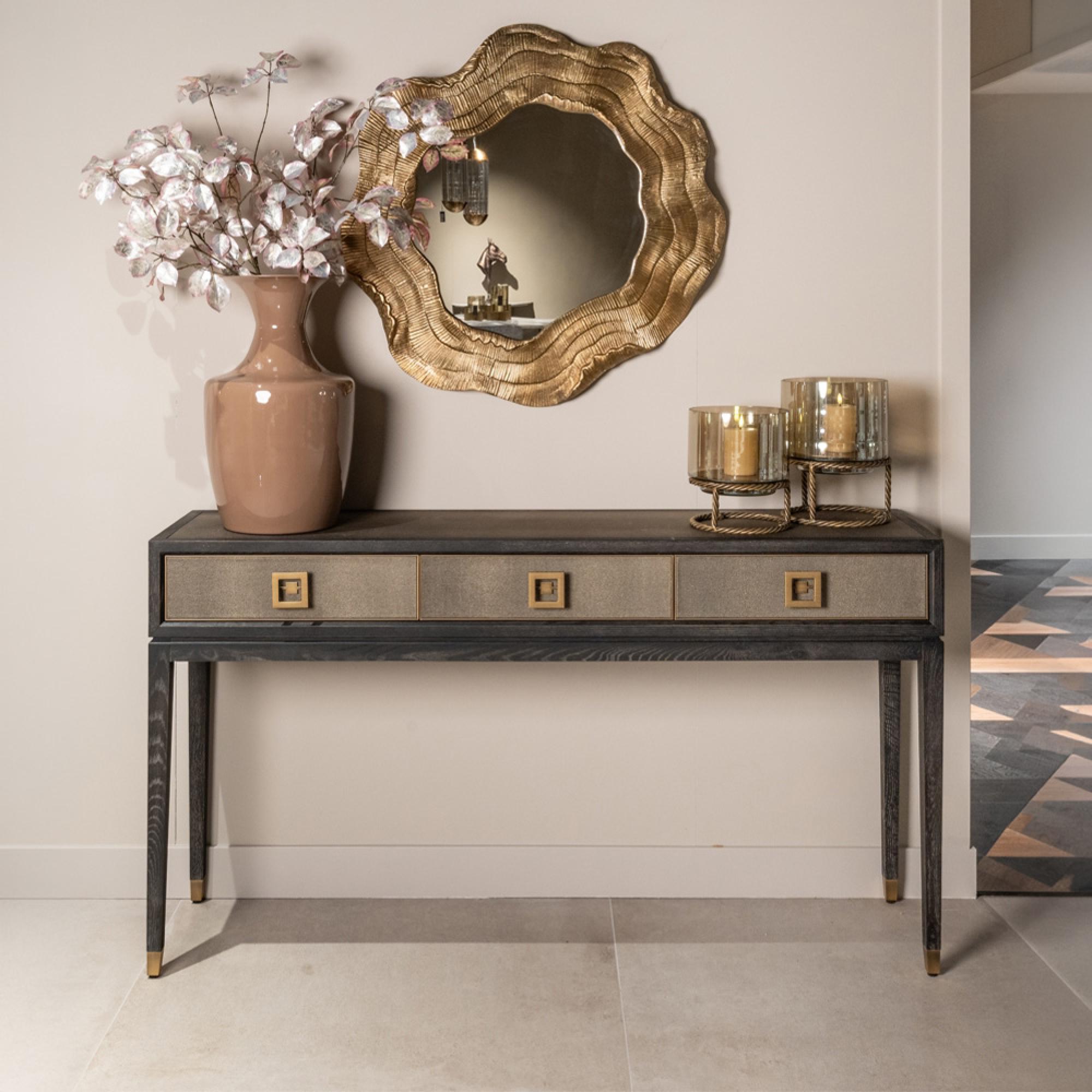 Bloomingville Shagreen 3 Drawer Console Table