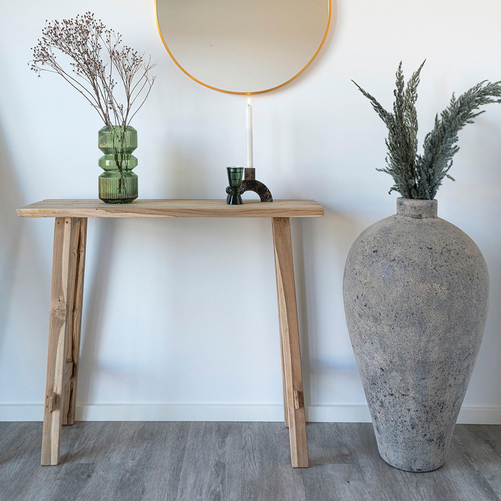 Girona Console Table - Natural - Teak Wood