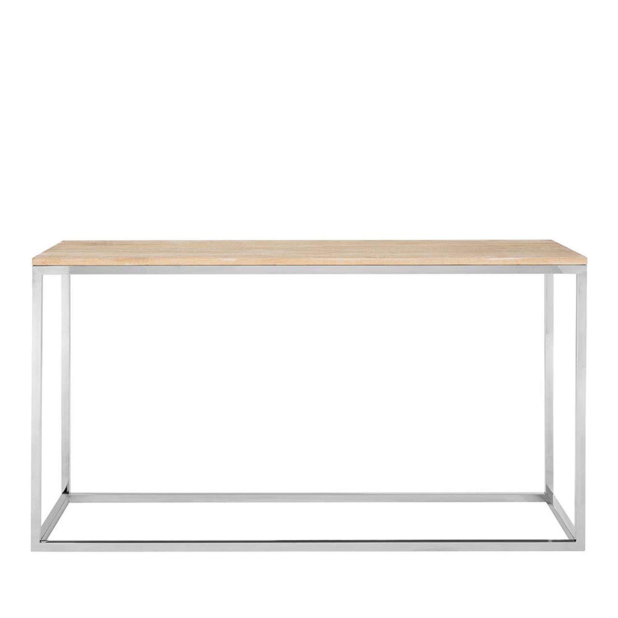 Hampstead Console Table - Oak and Metal