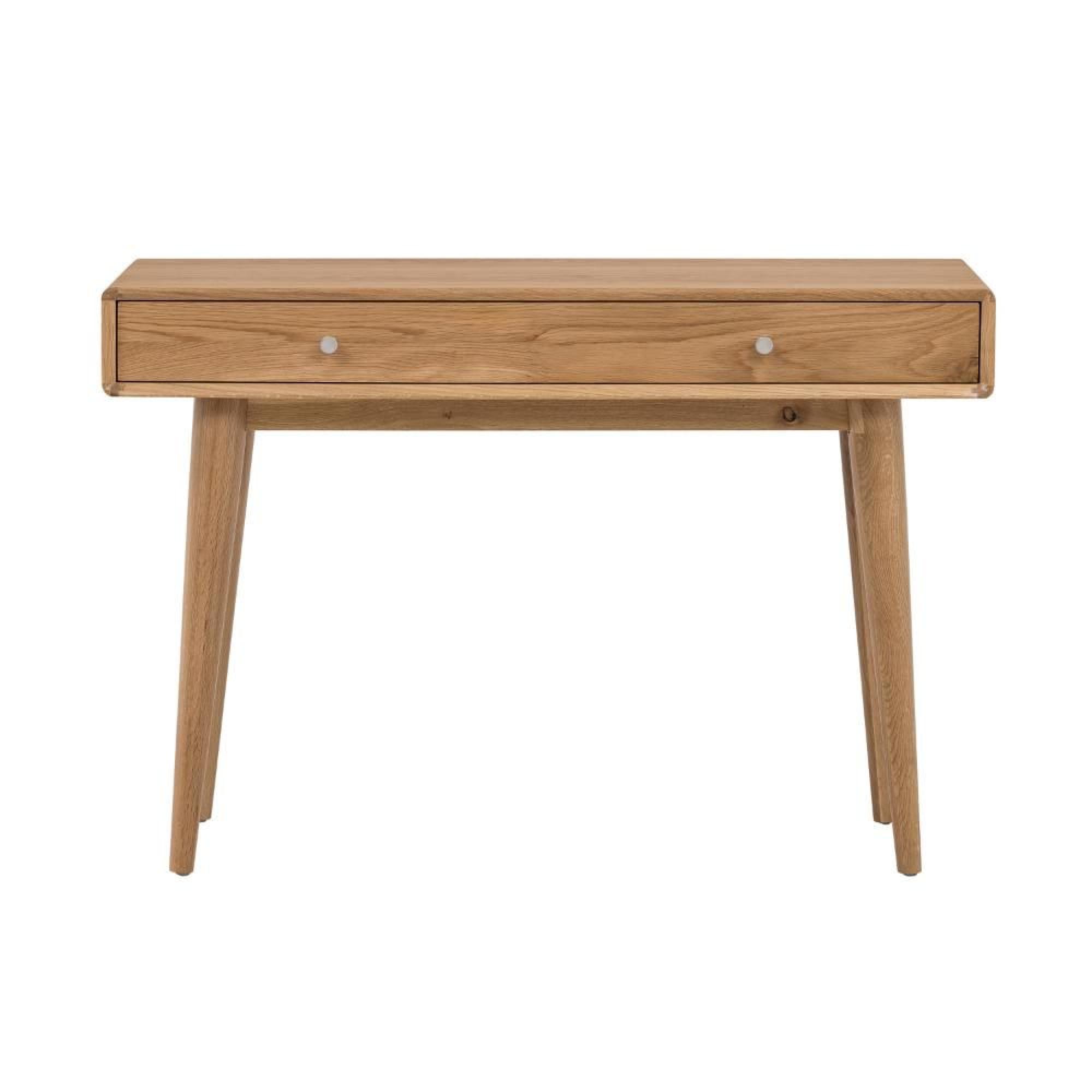 Jenson Oak Console Table - 1 Drawer