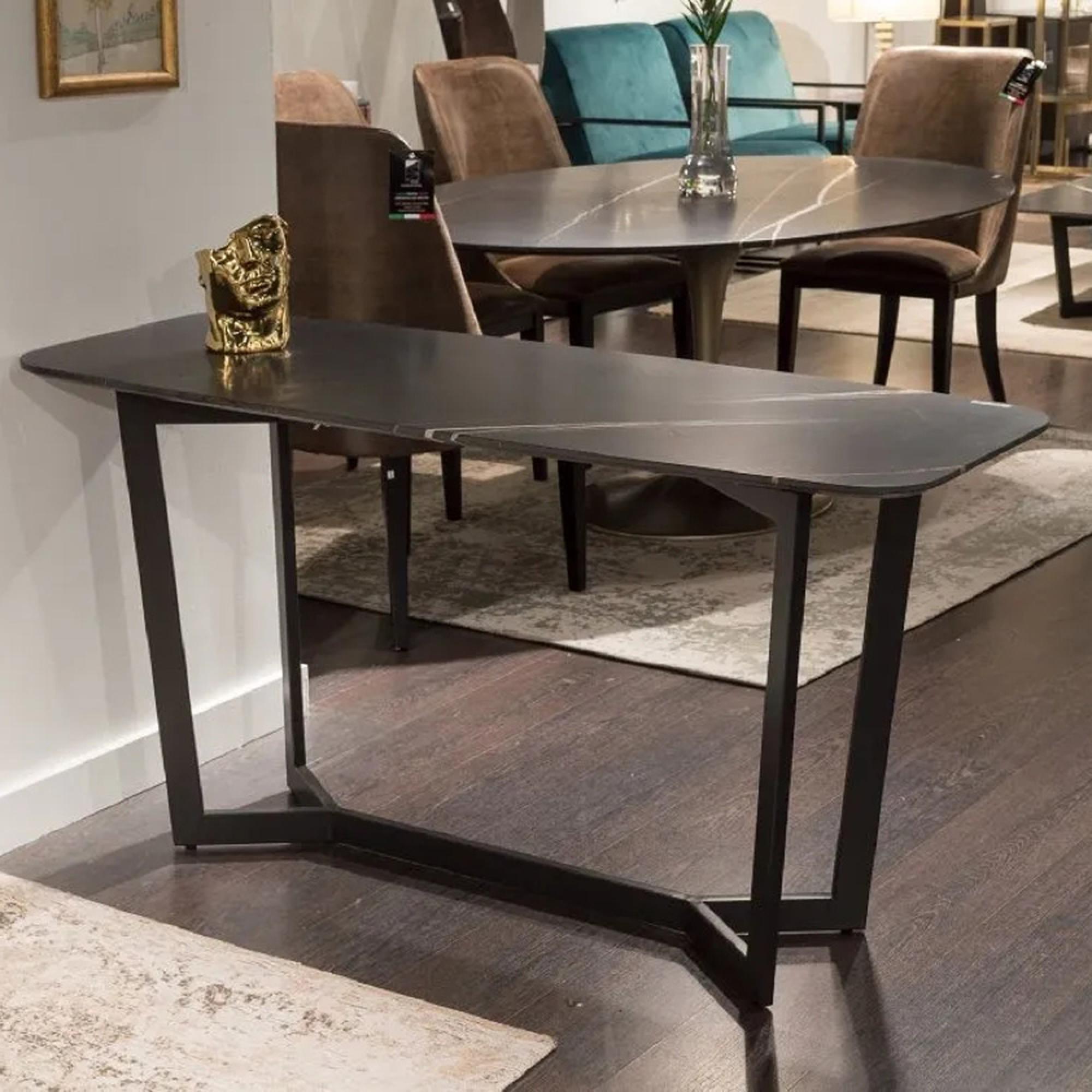 Oscar Console Table - Marble with Metal Base - Variation Available