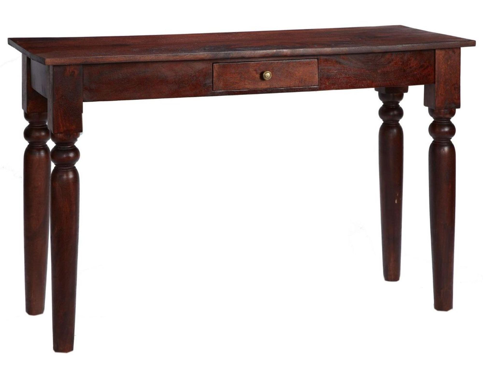 Phulera Console Table - 1 Drawer - Dark Wood