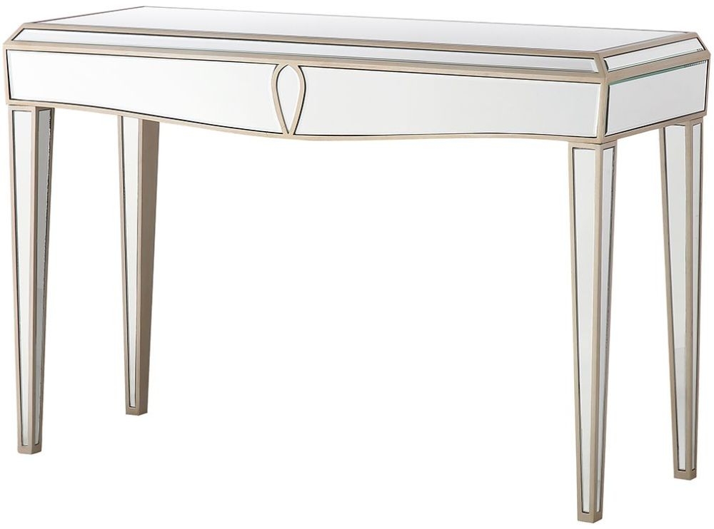Pristina Console Table - Champagne Mirrored