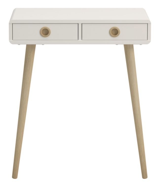 Softline Console Table - 2 Drawer - Off White