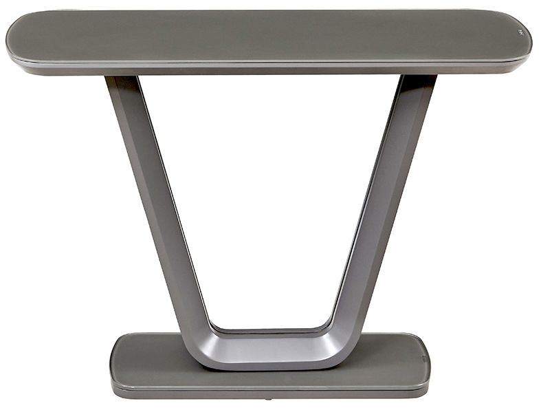 Lazzaro Console Table - Graphite Grey Matt
