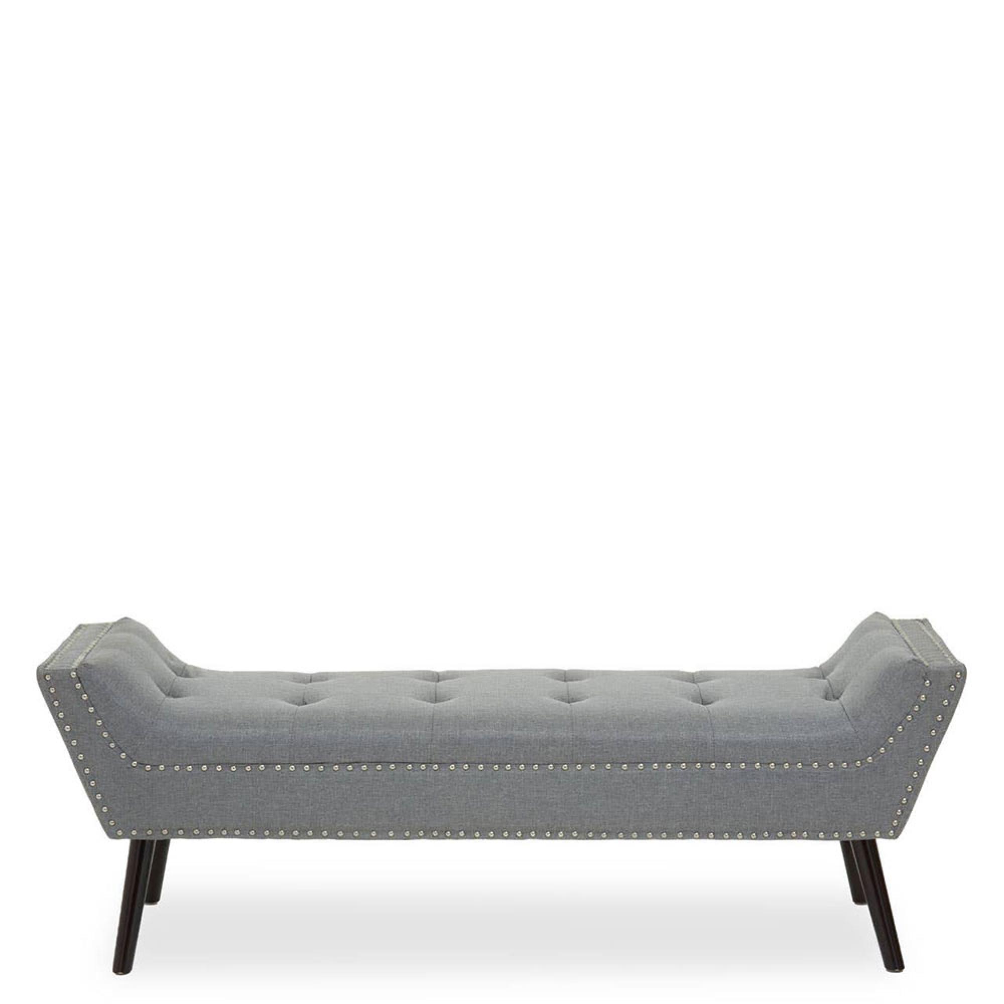 Alea Hall Bench - Grey Fabric