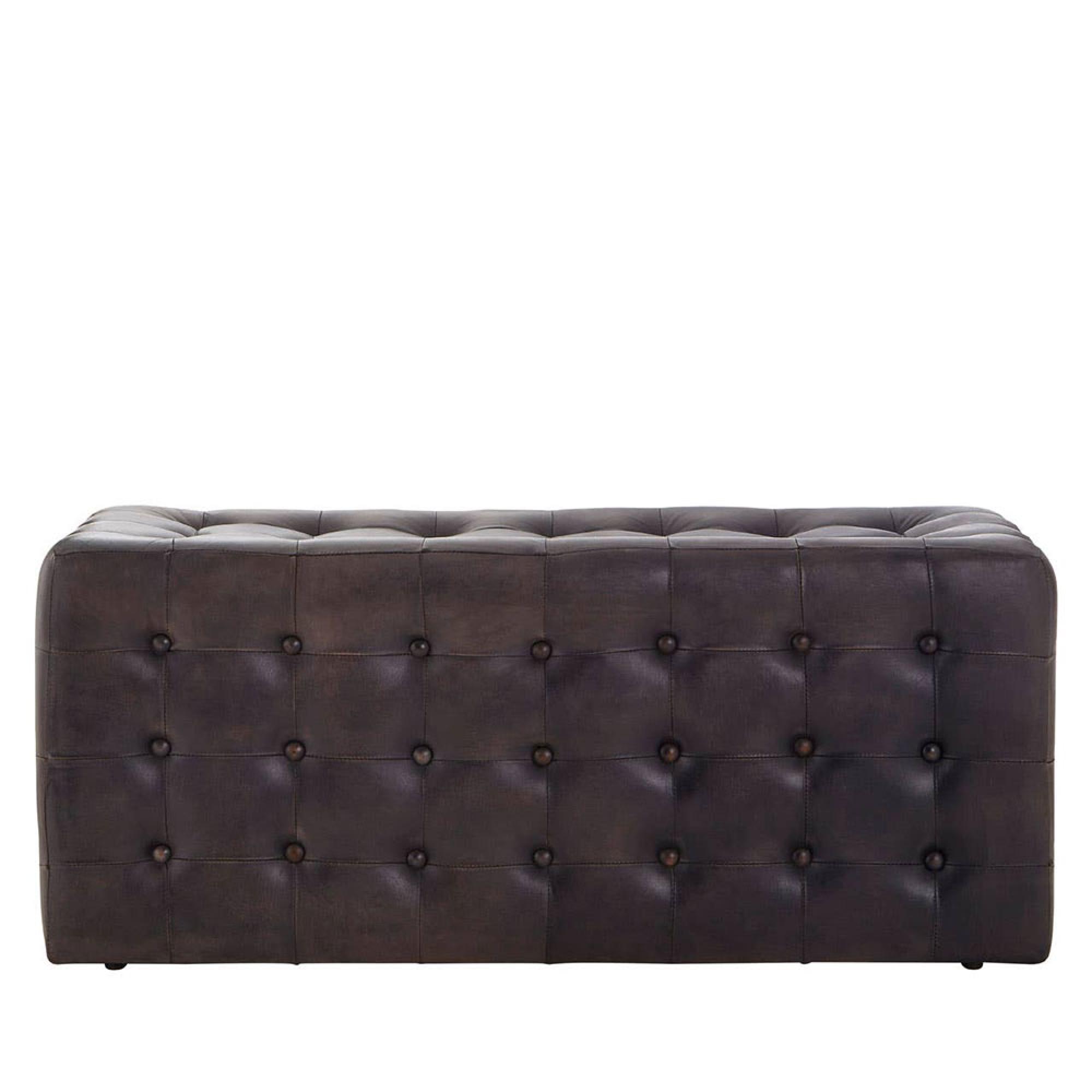 Buffalo Bench - Brown - Leather