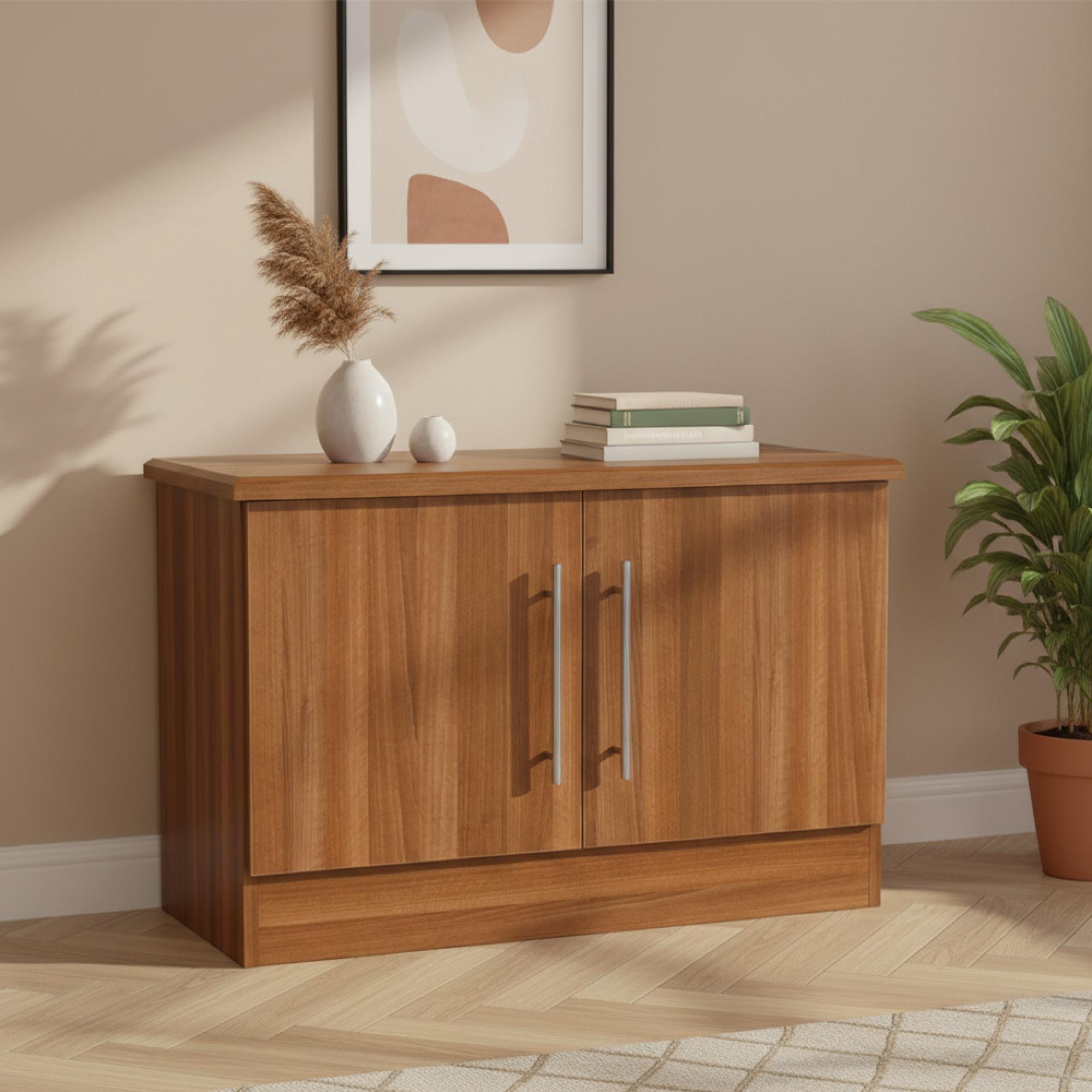 Sherwood Low Cabinet - 2 Door - Walnut