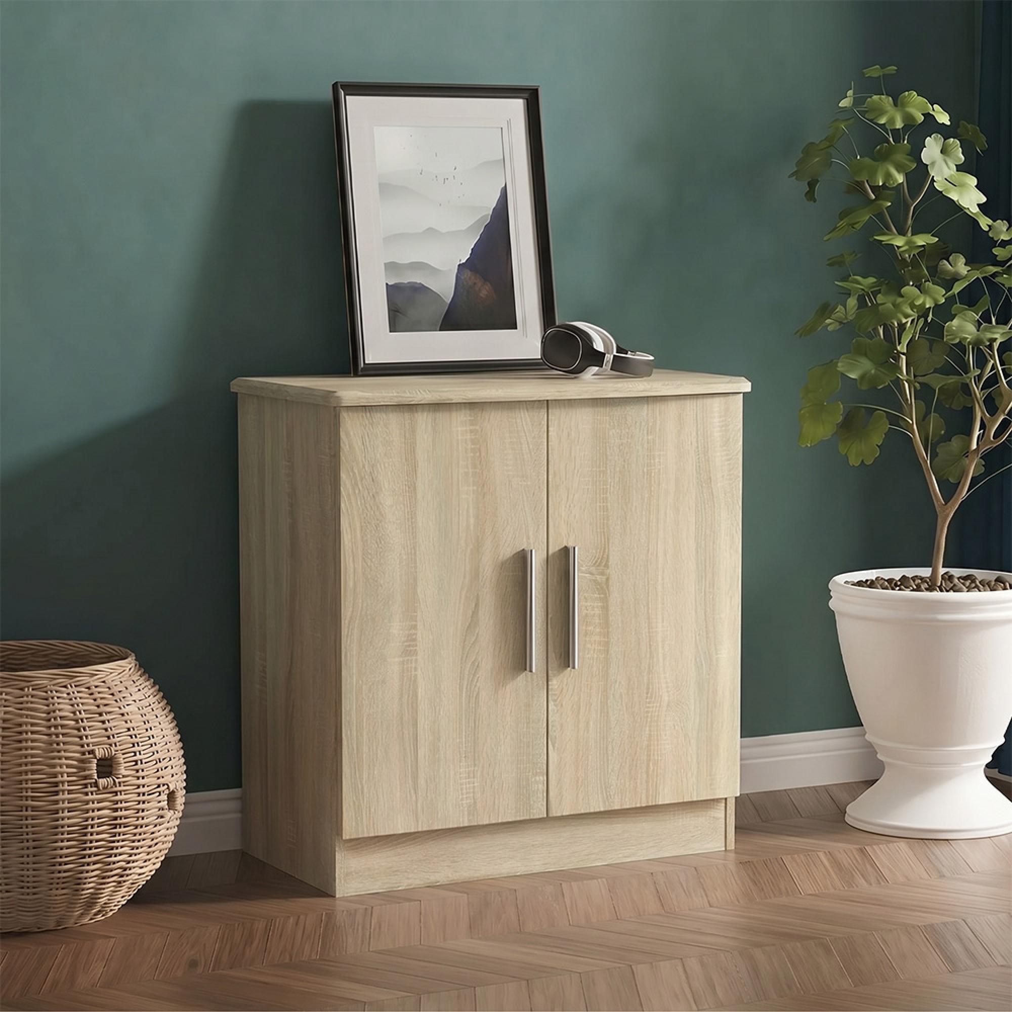 Knightsbridge Hall Cabinet - 2 Door - Oak