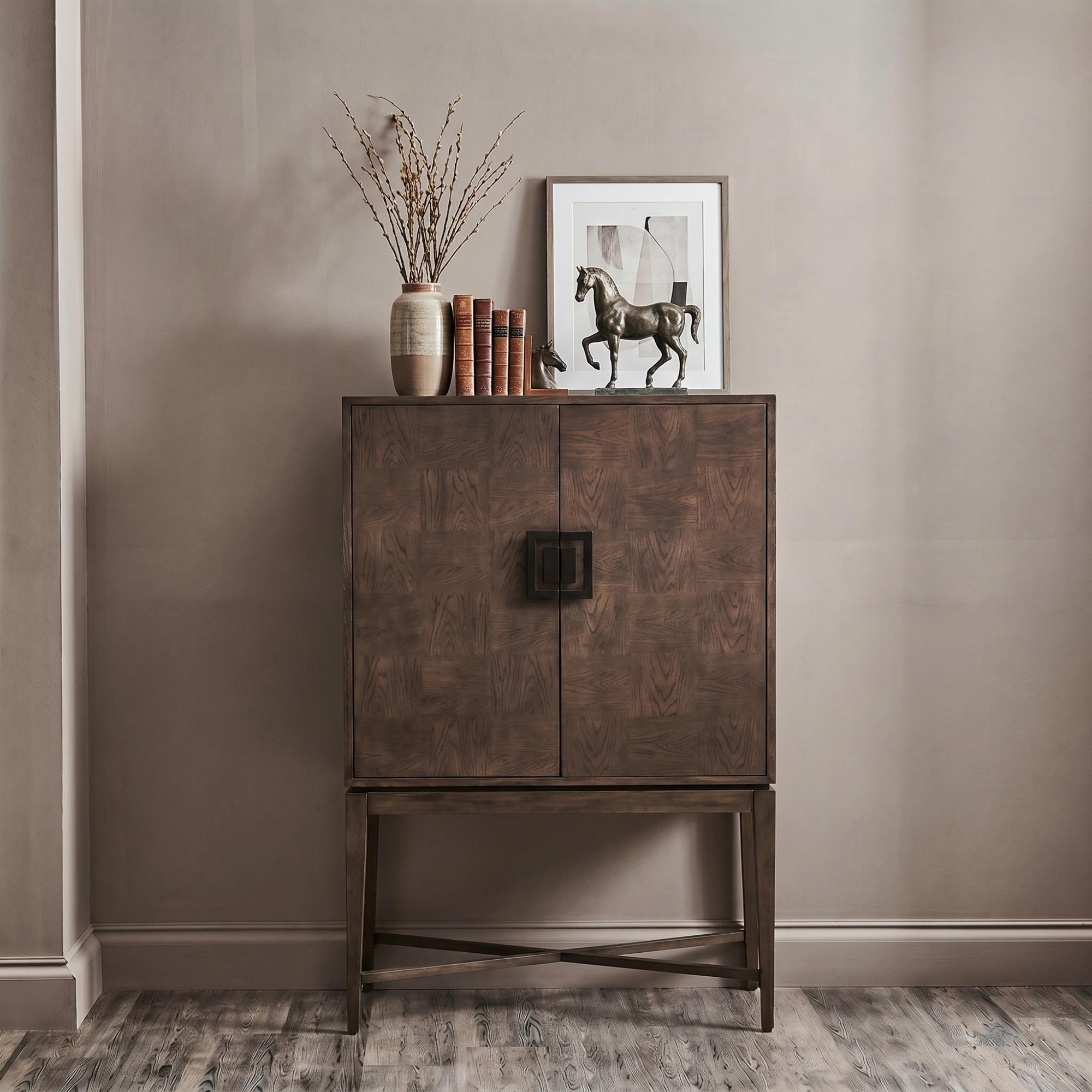 Dimaro Hall Cabinet - 2 Door - Elm Wood