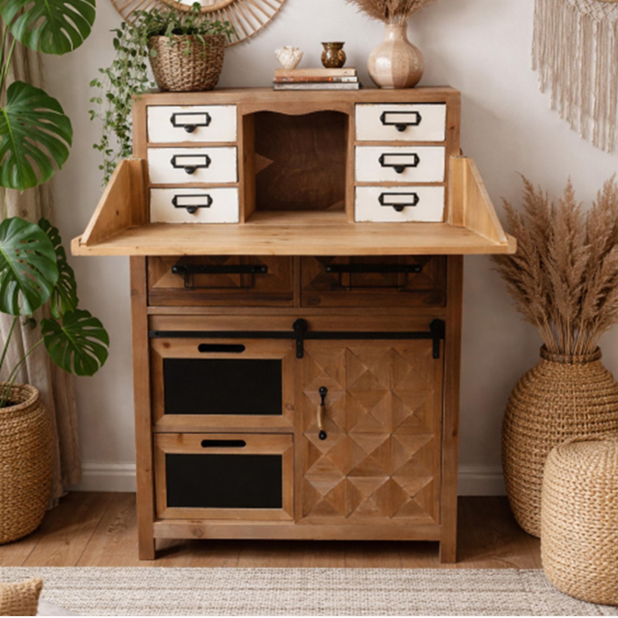 Cabinet - Multi Drawer - Rustic - Fir Wood