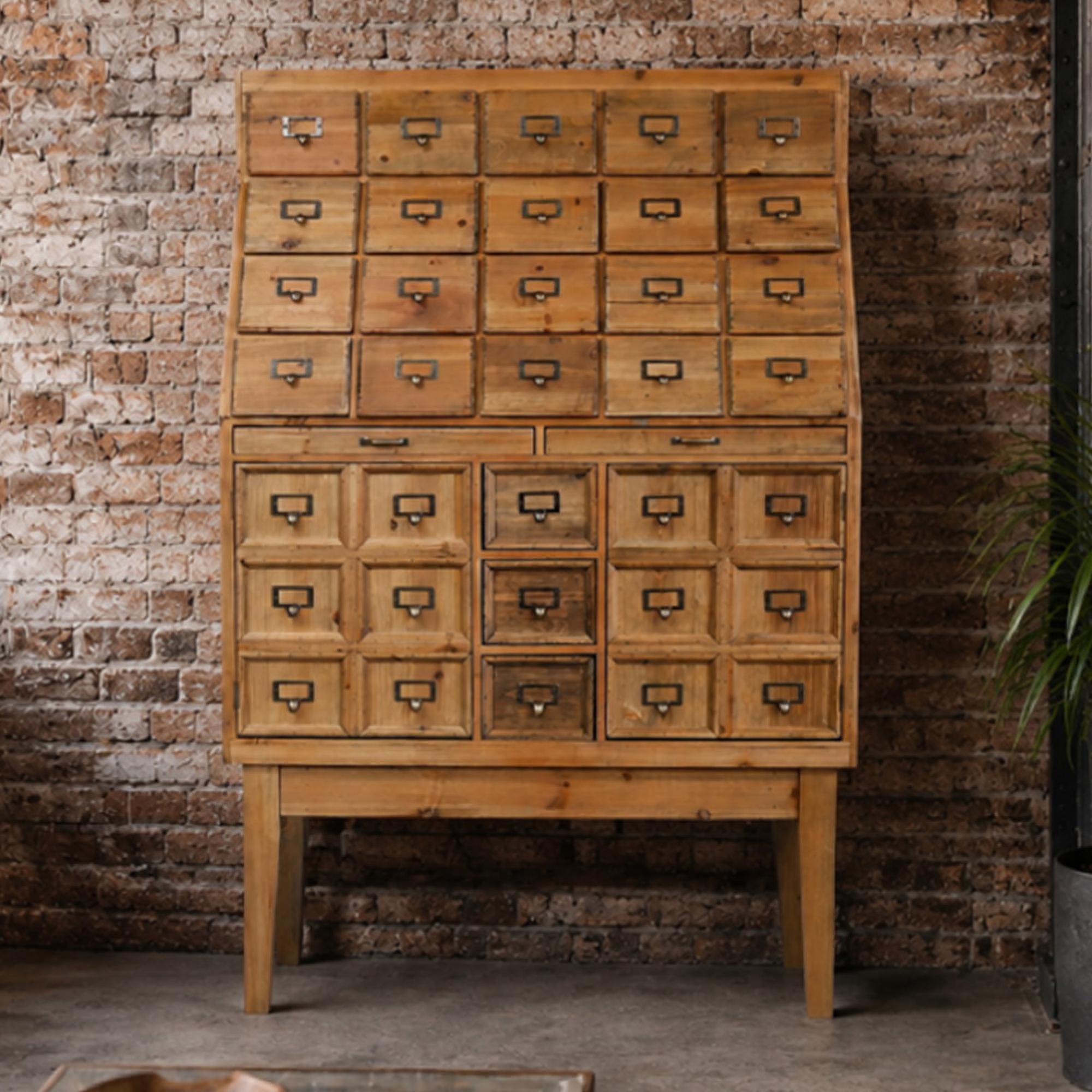 Storage Cabinet - Wooden - Multi Drawer - Large