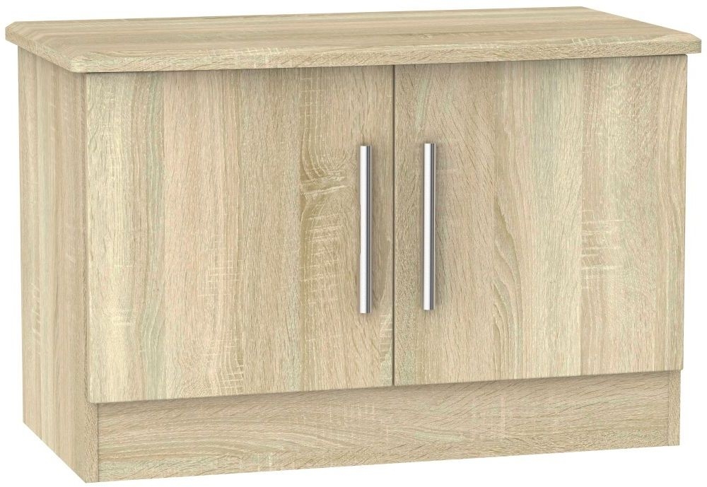 Knightsbridge Low Cabinet - 2 Door - Oak