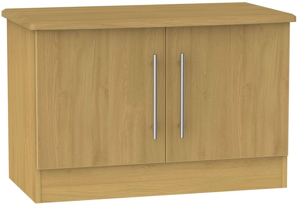 Sherwood Low Cabinet - 2 Door - Oak