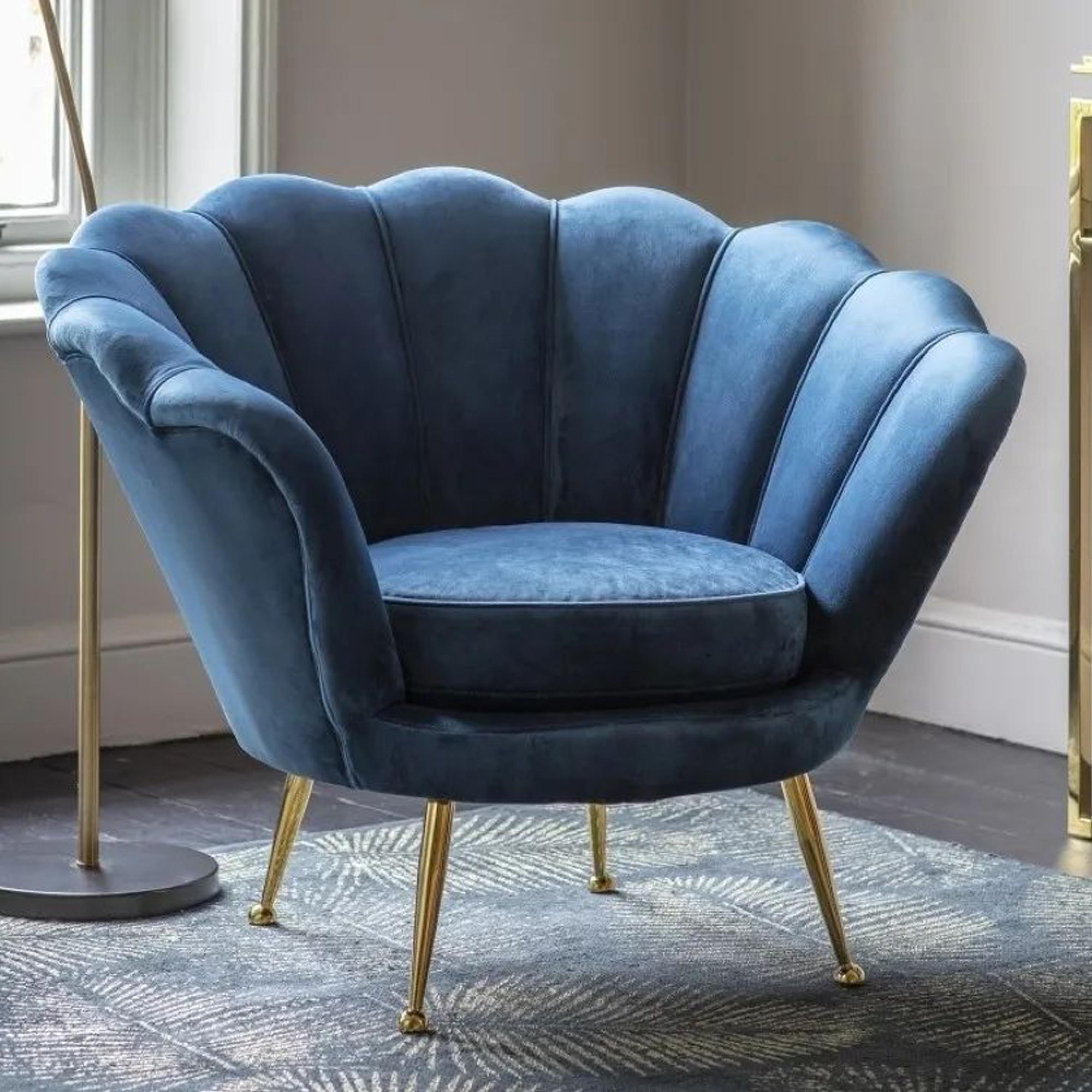 Clearance - Rivello Armchair - Inky Blue - A47