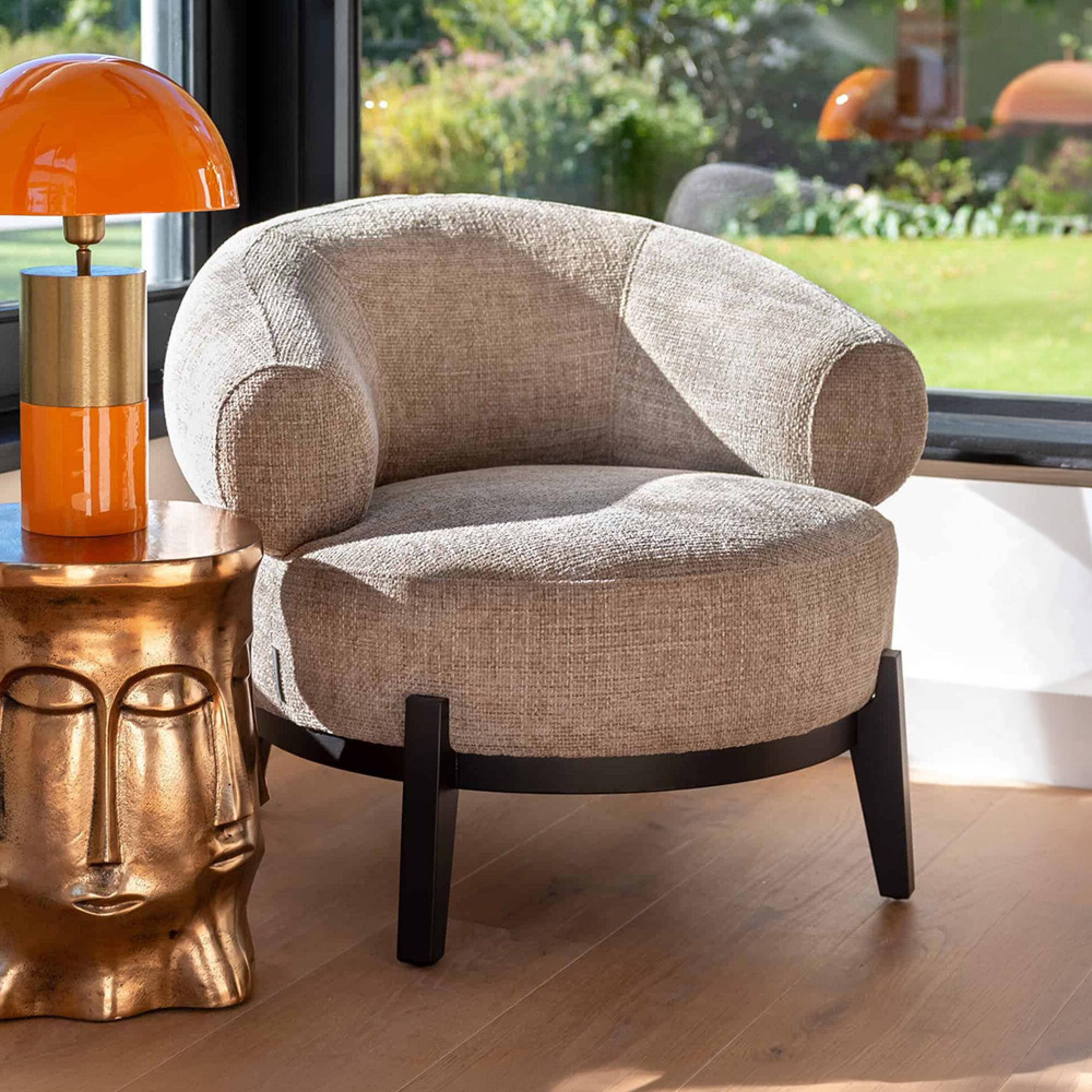 Montana Desert Fabric Accent Chair