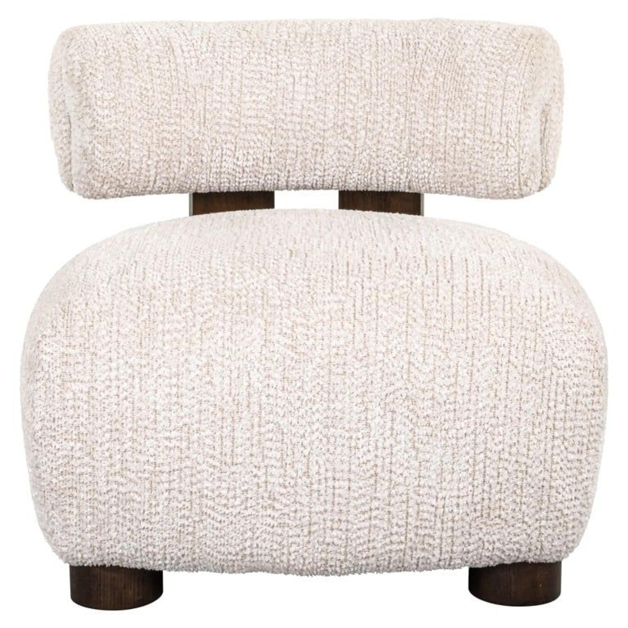 Arabella Cream Fabric Accent Chair