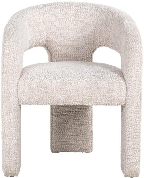 Belle Cream Fabric Accent Chair