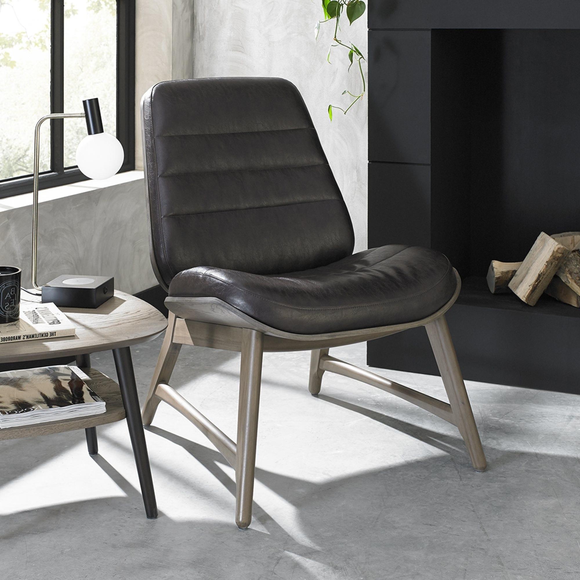 Vintage Weathered Oak Old West Dining Chair