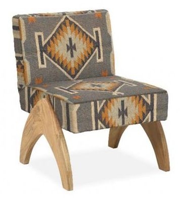 Dewas Chair - Kilim - Grey