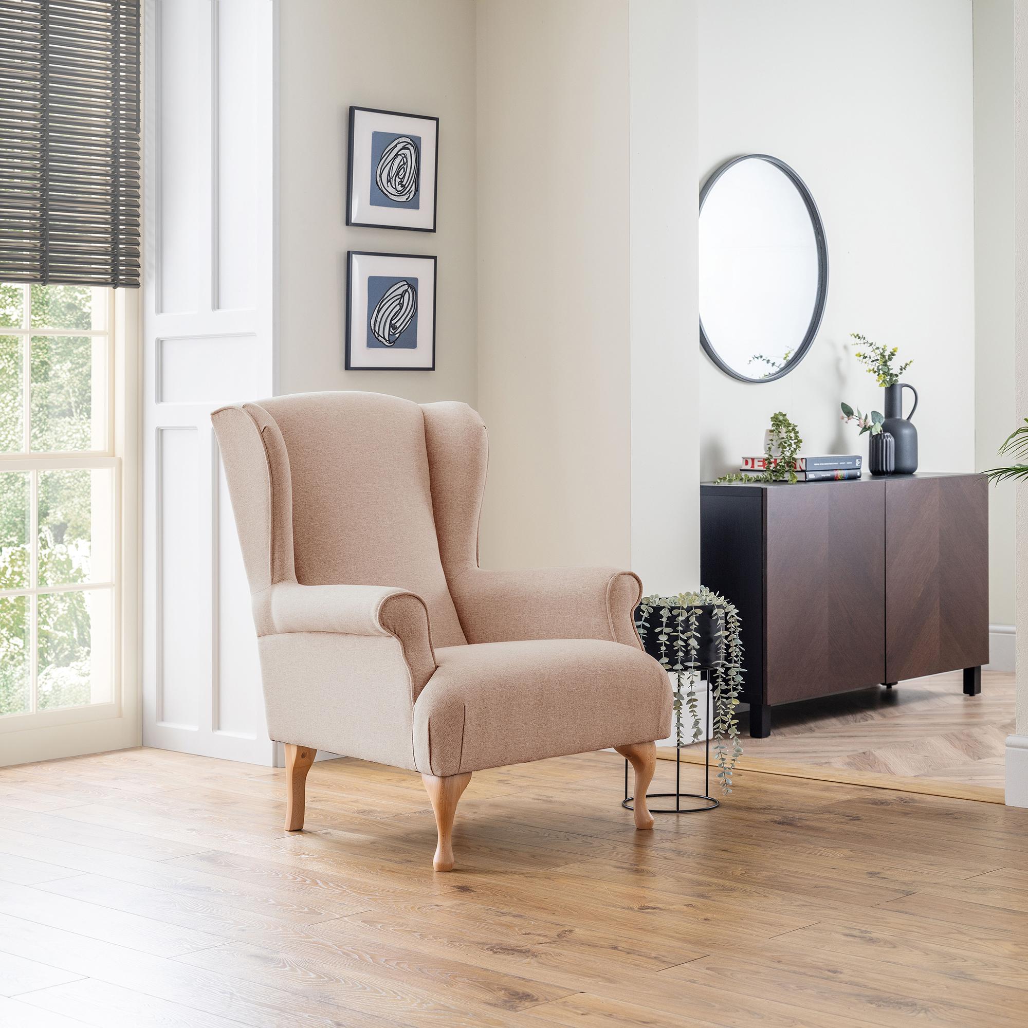 Linnet Accent Chair - Pastel Fabric