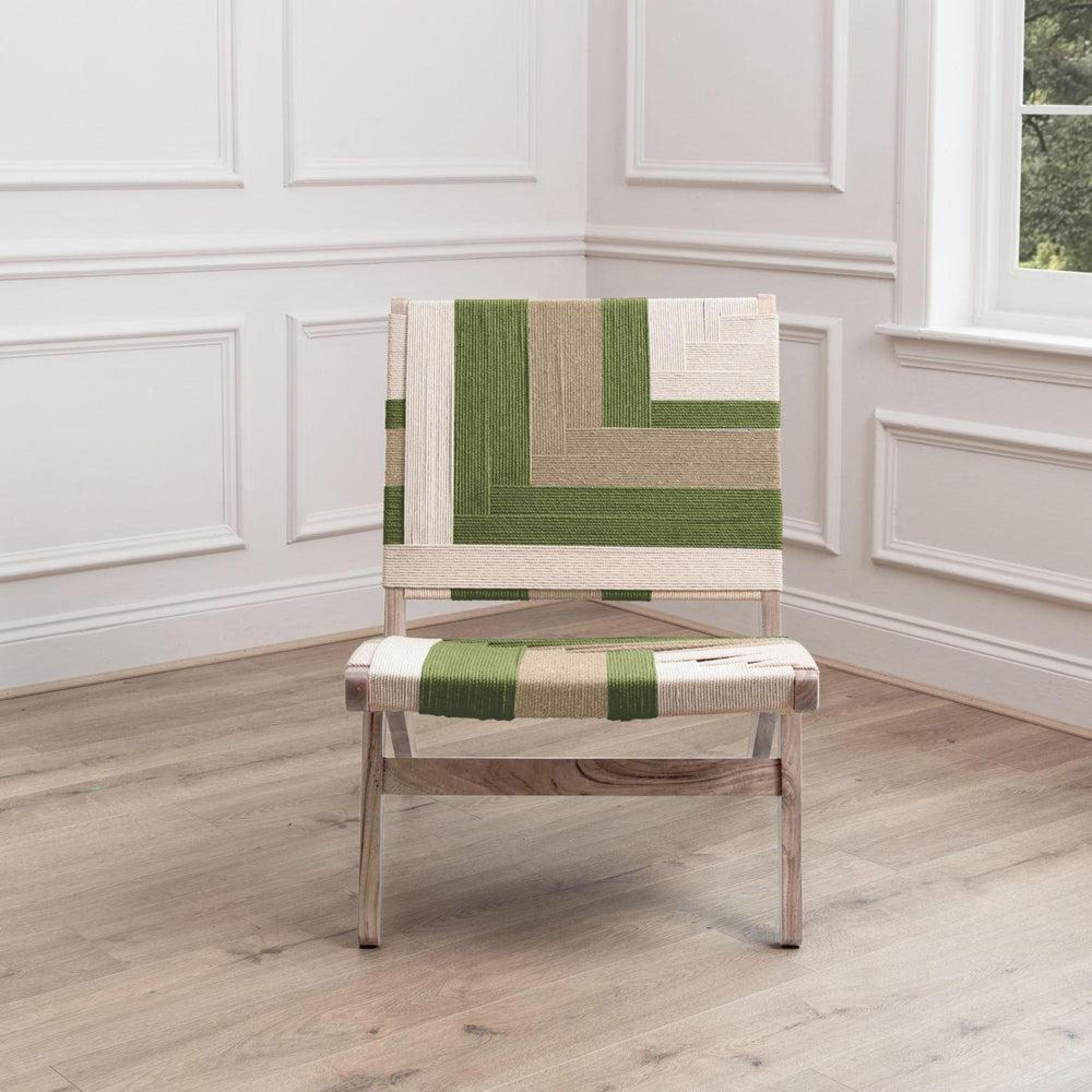 Ballari Chair - Olive - Woven