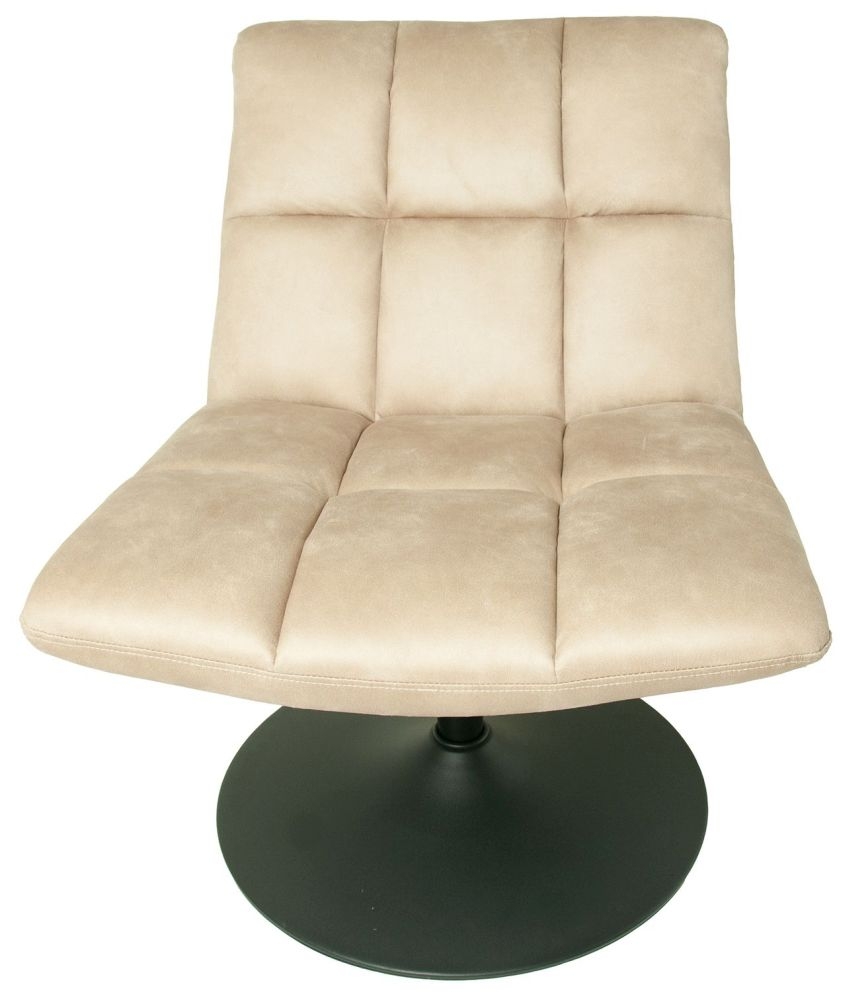Yerevan Swivel Chair - Fabric - Natural