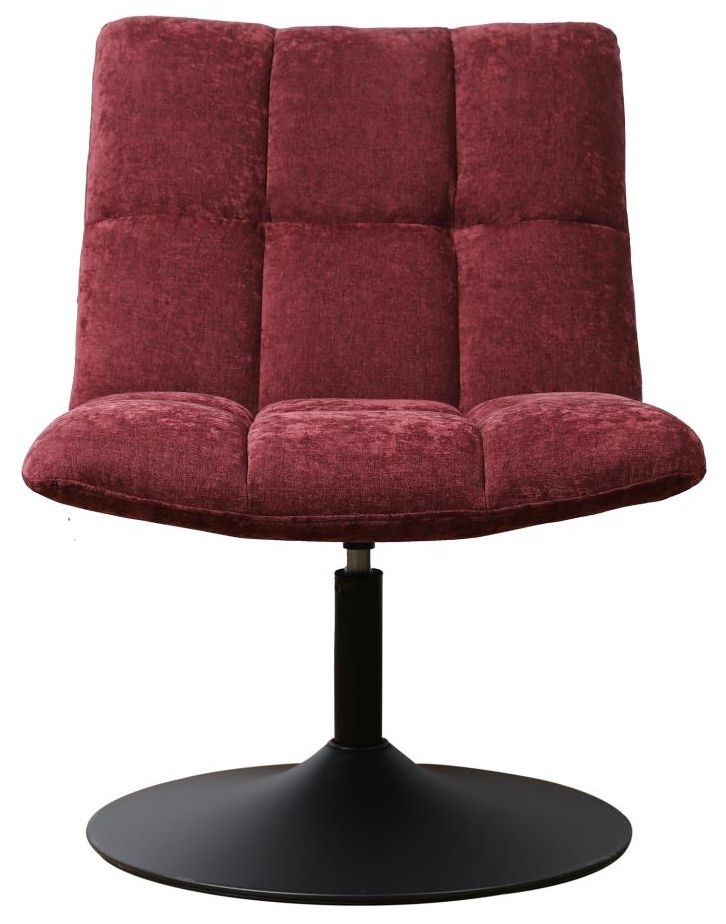 Yerevan Swivel Chair - Chenille Fabric - Pink