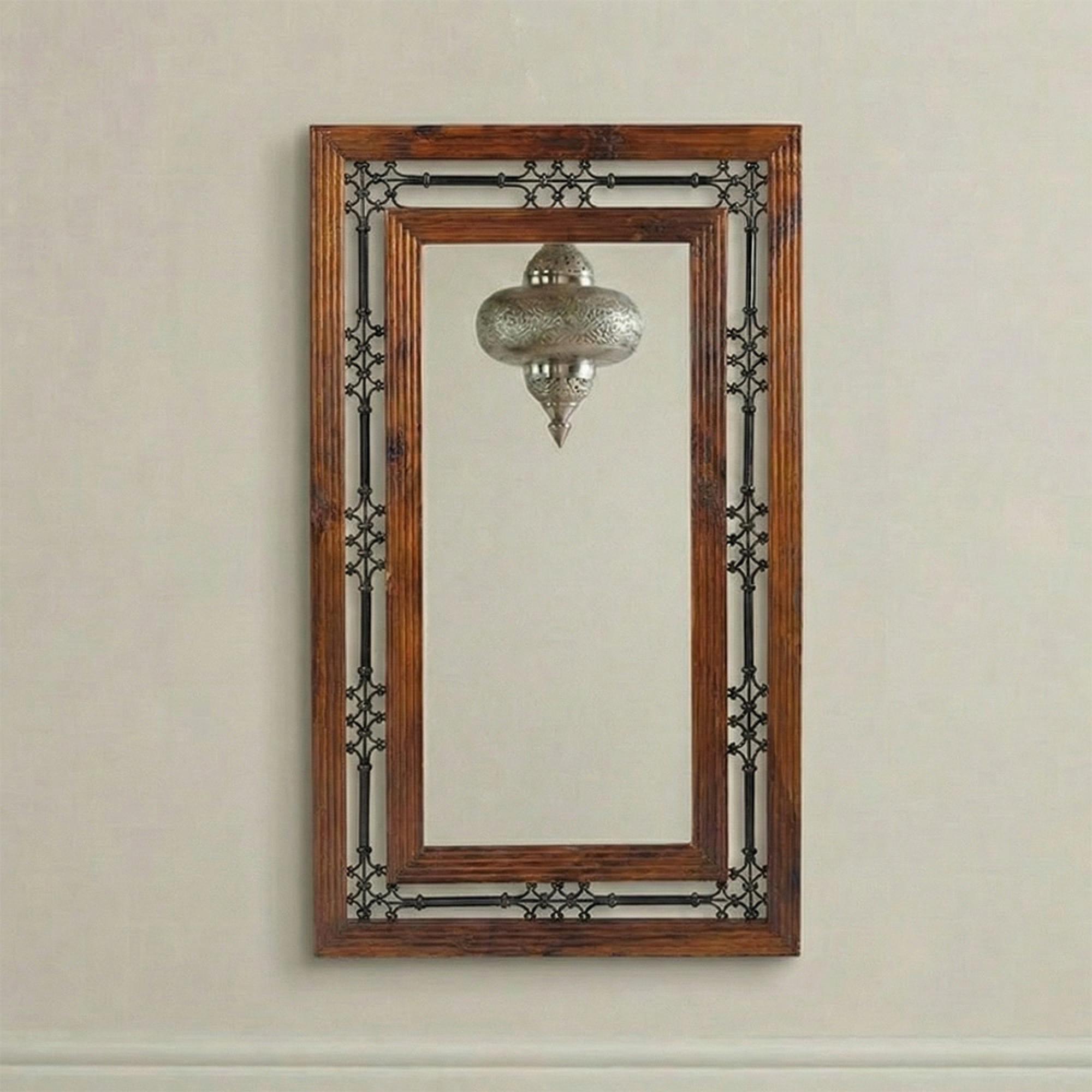 Indian Sheesham Wall Mirror - 70cm x 115cm