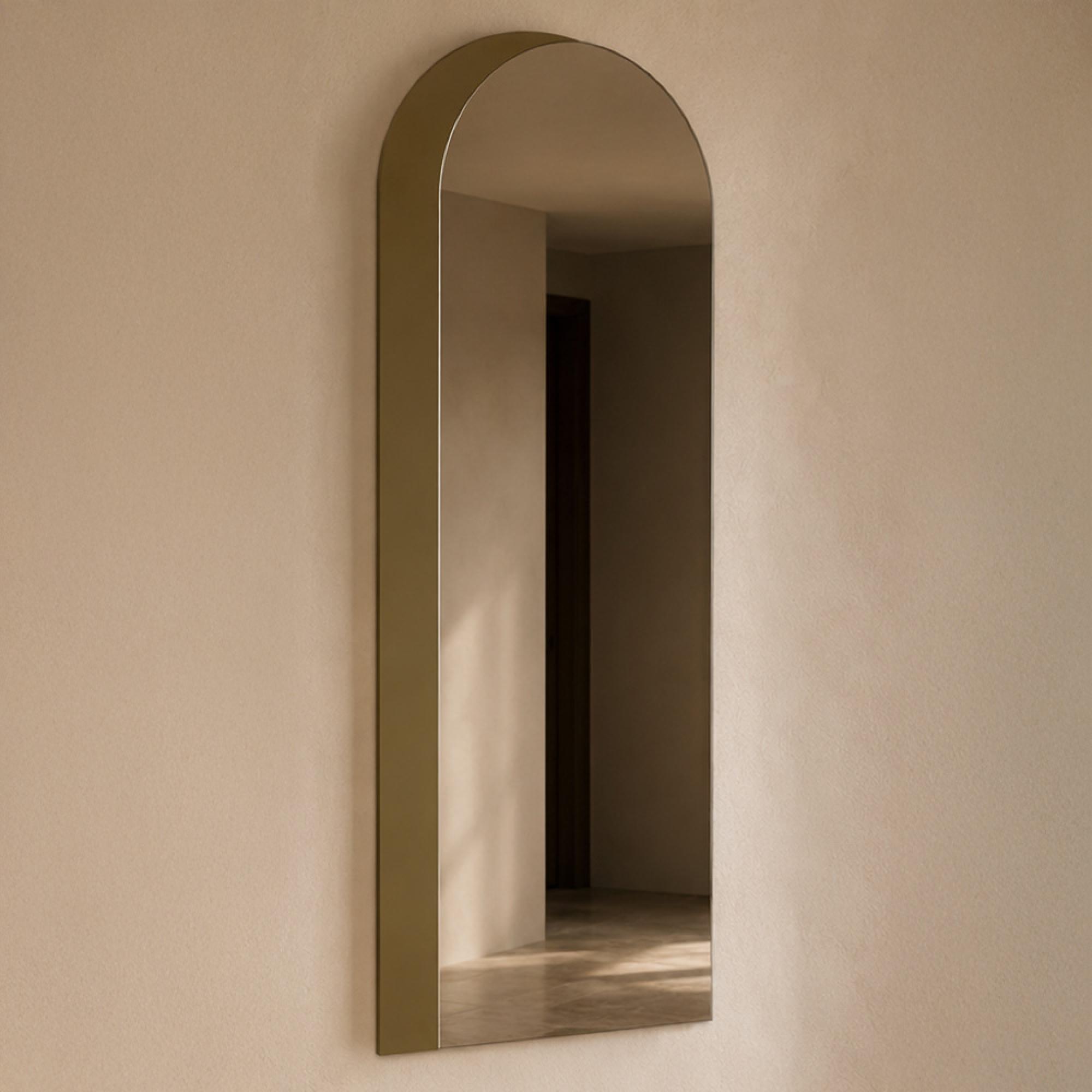 Draven Wall Mirror - Arch - Champagne Gold - 60cm x 160cm