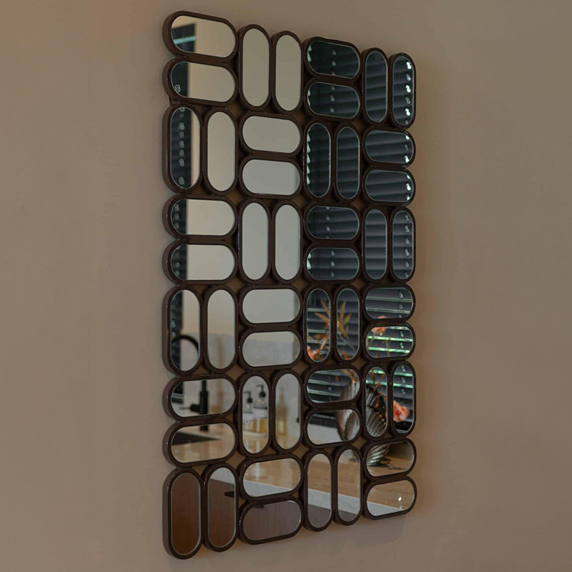 Sophia Wall Mirror - Chestnut - 80cm x 120cm