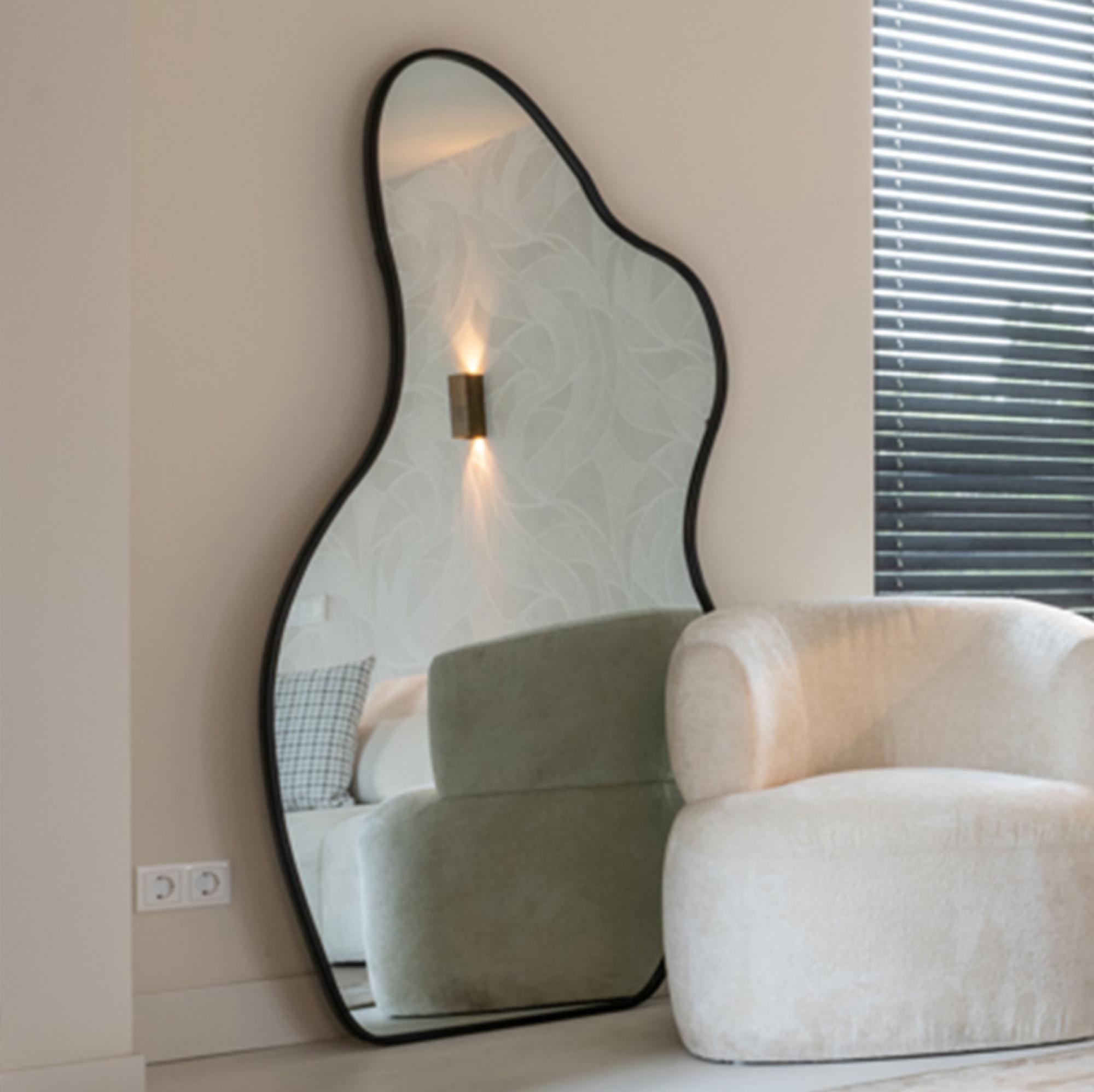 Aldon Black Wall Mirror