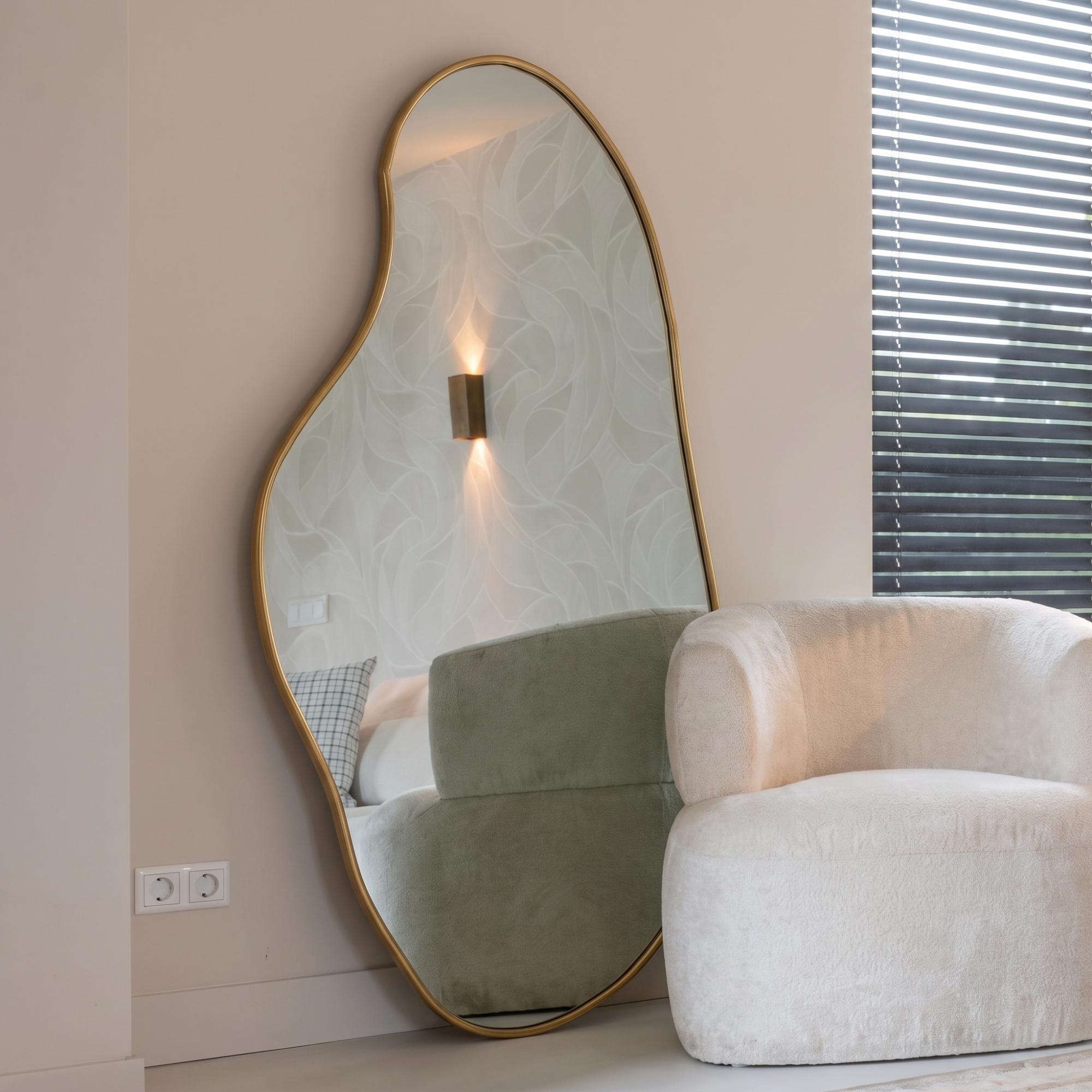 Alton Brushed Gold Wall Mirror