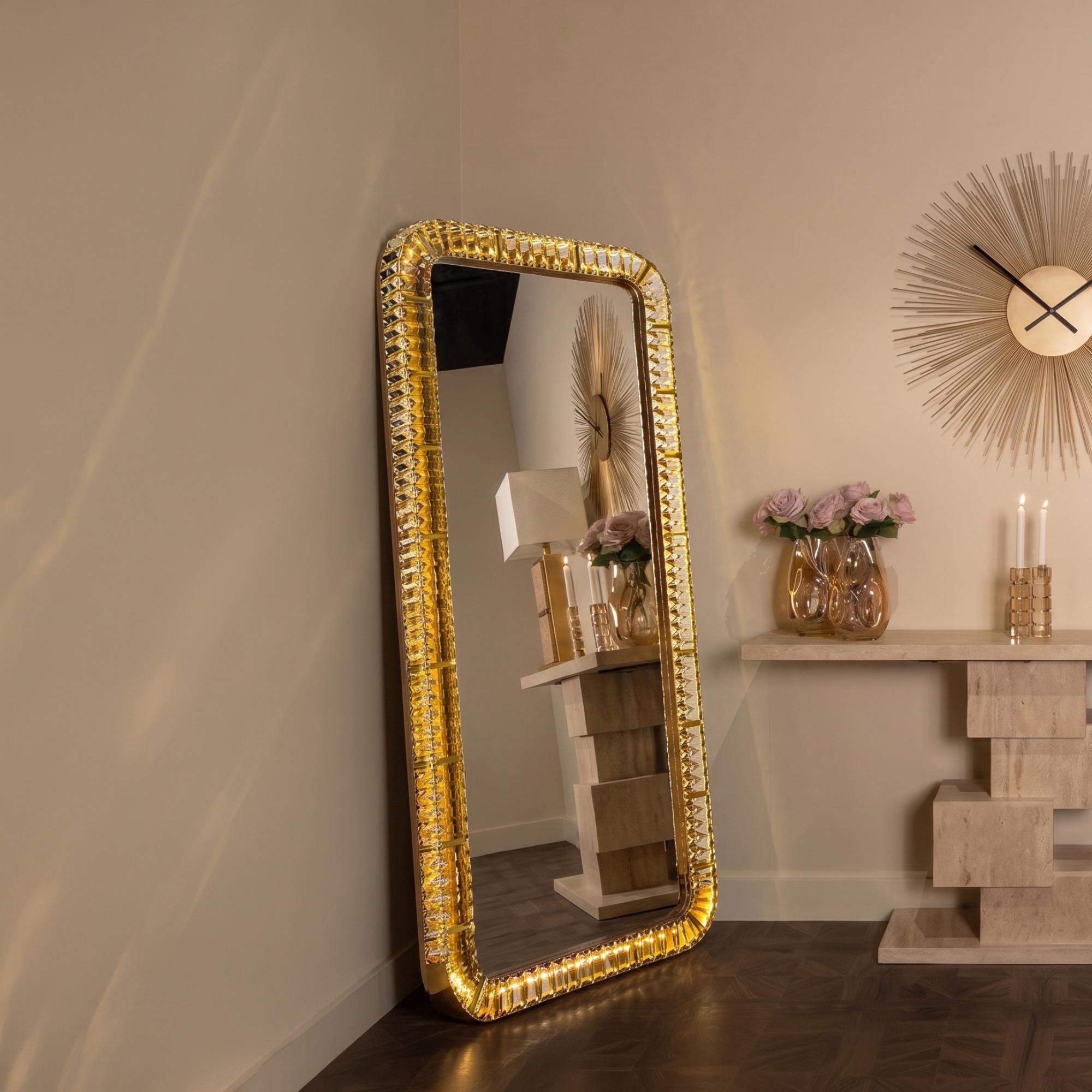 Kahlo Bronze Floor Mirror