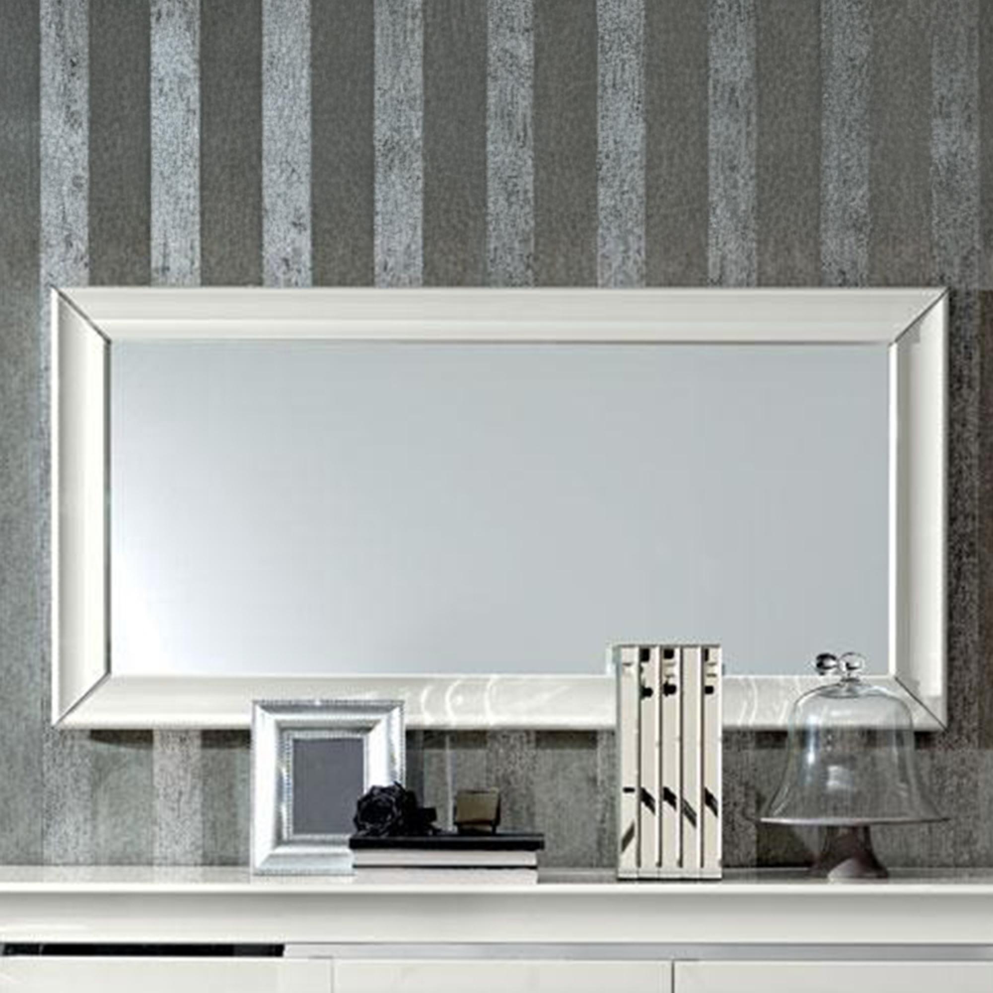 Dama Italian White Wall Mirror