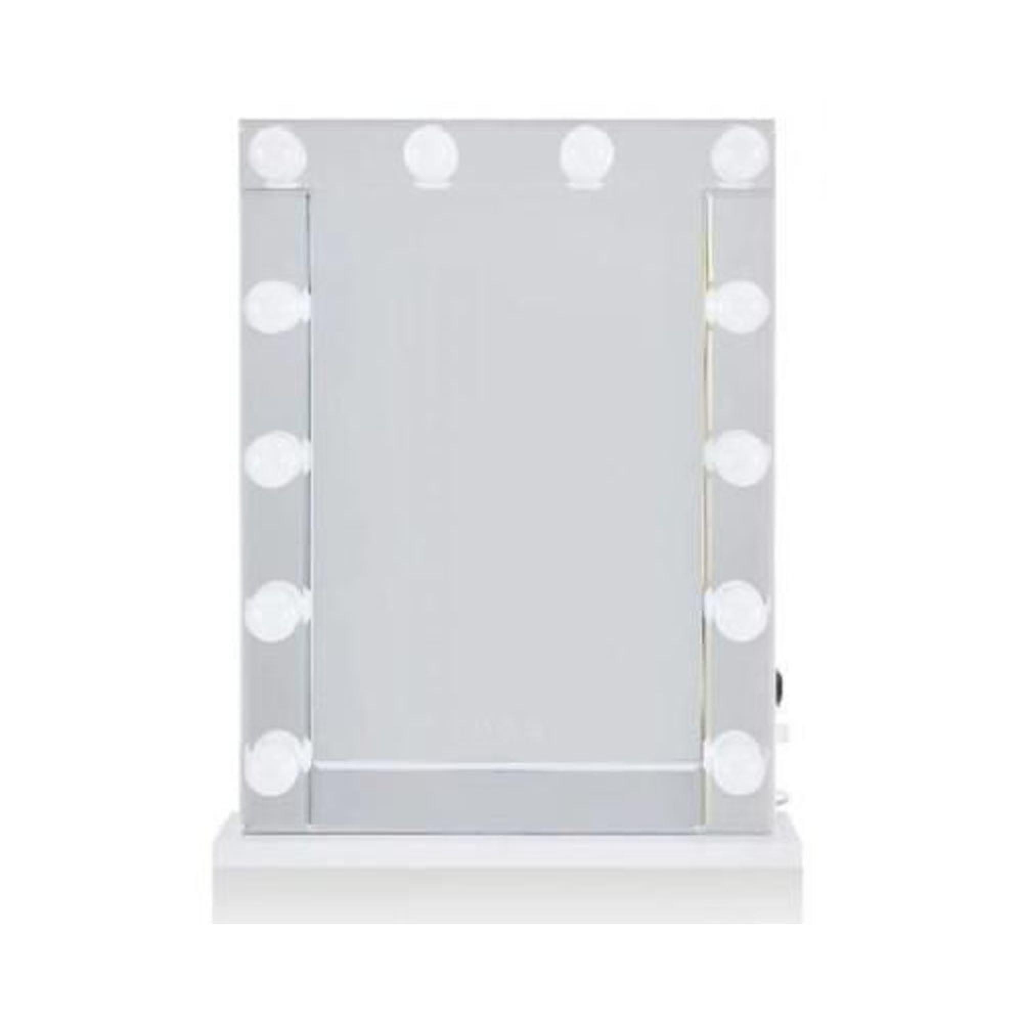 Clearance - Kirtland Desktop Lighting Mirror - 60cm x 120cm - White - A169