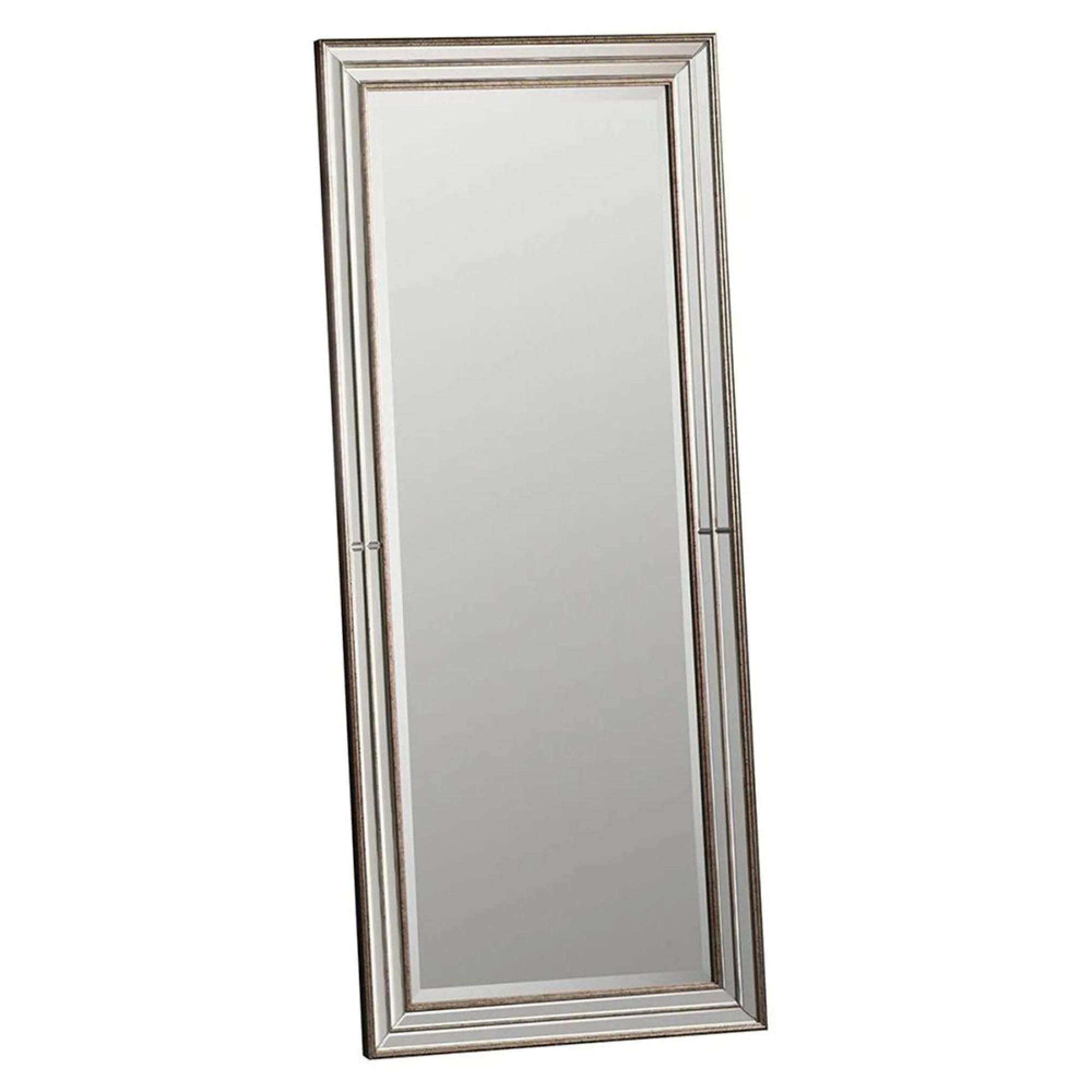 Clearance - Squire Leaner Rectangular Mirror - Gold - A238