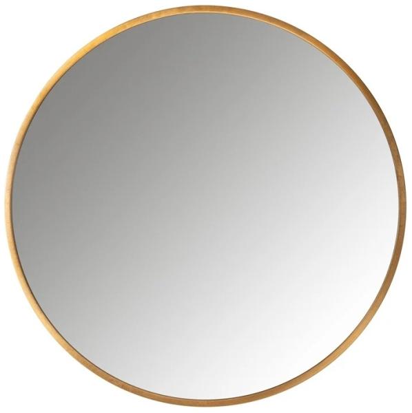 Maevy Gold Round Wall Mirror - 110cm x 110cm