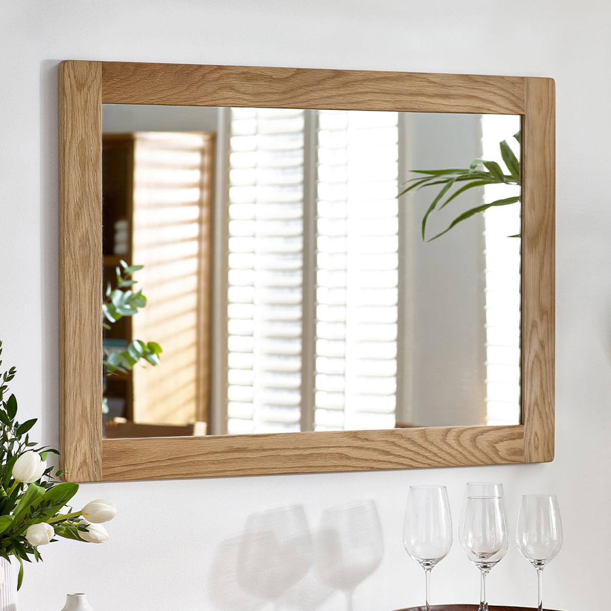 Mallory Wall Mirror - Oak