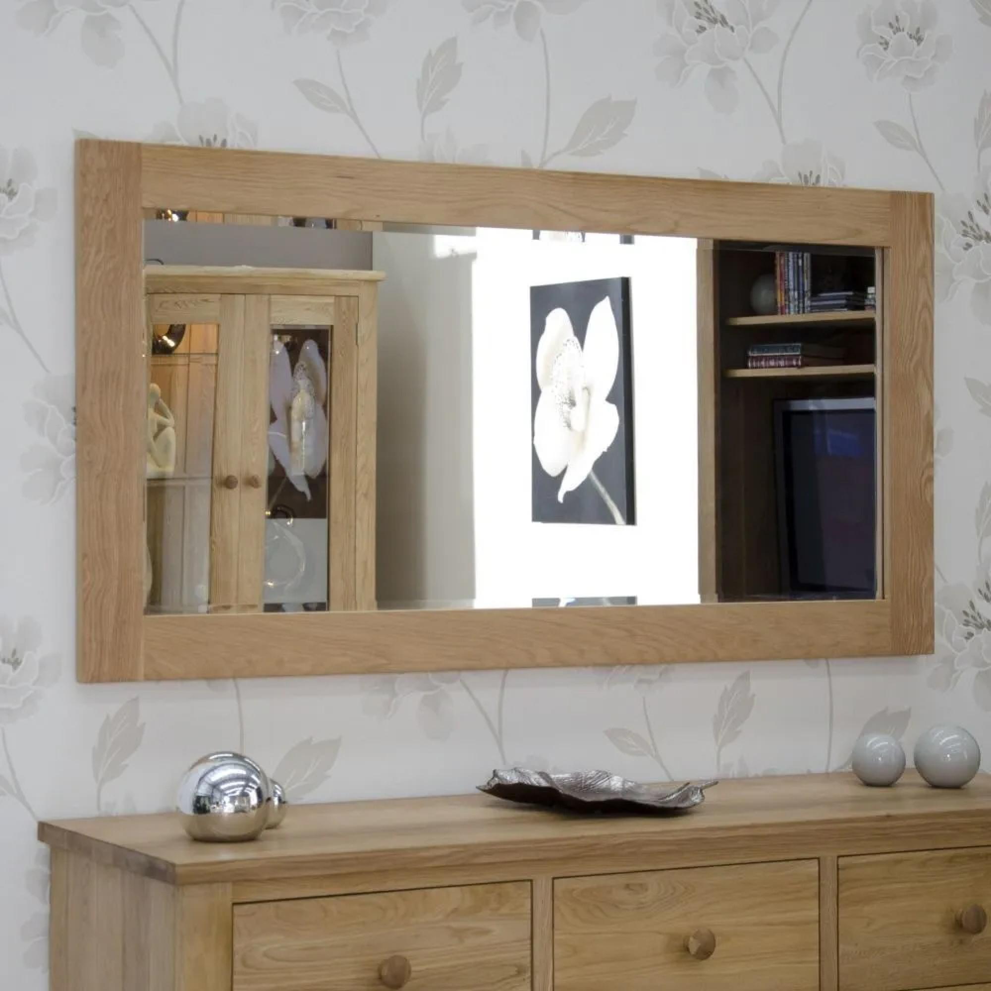 Opus Wall Mirror - Extra Small - 60cm x 90cm - Oak
