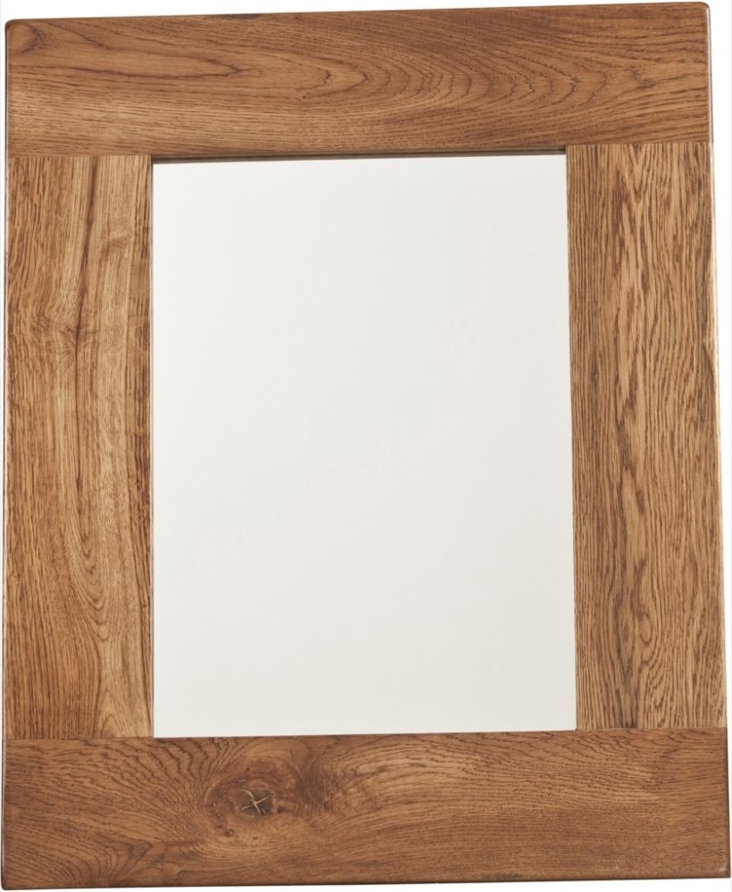 Originals Wall Mirror - 75cm x 60cm - Rustic Oak