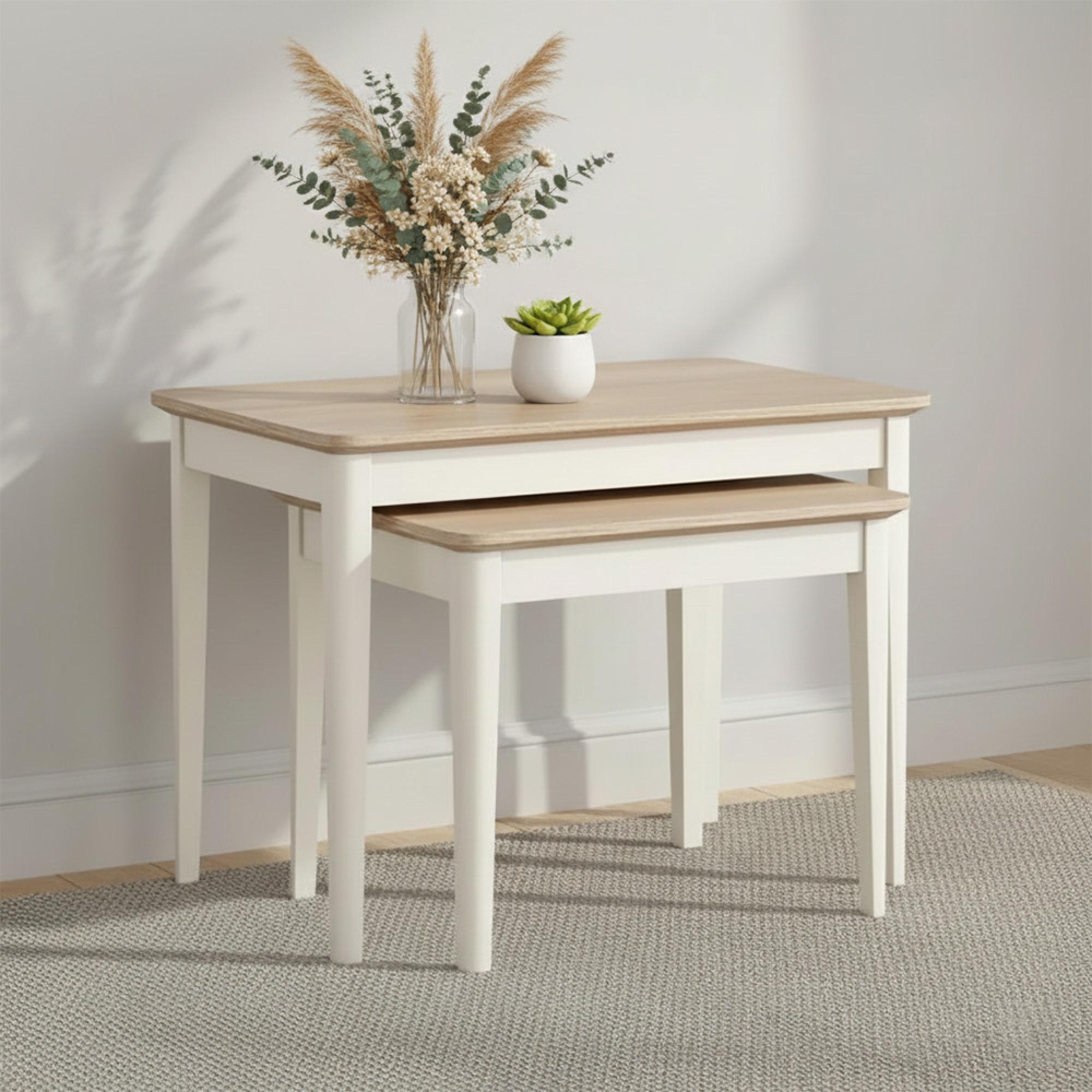 Marlow Nest of Tables - Set of 2 - White
