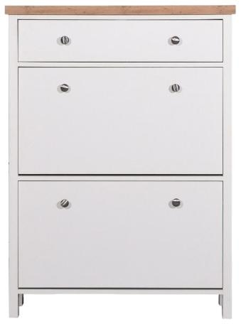 Arthur Shoe Cabinet - 3 Door - White