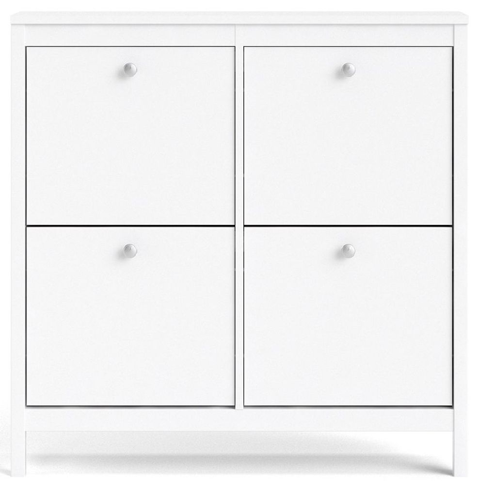 Madrid Shoe Cabinet - 4 Drawer - White